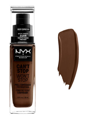 Base Nyx Professional Makeup Líquida Can'T Stop Won'T Stop Deep Espresso                    ,,hi-res