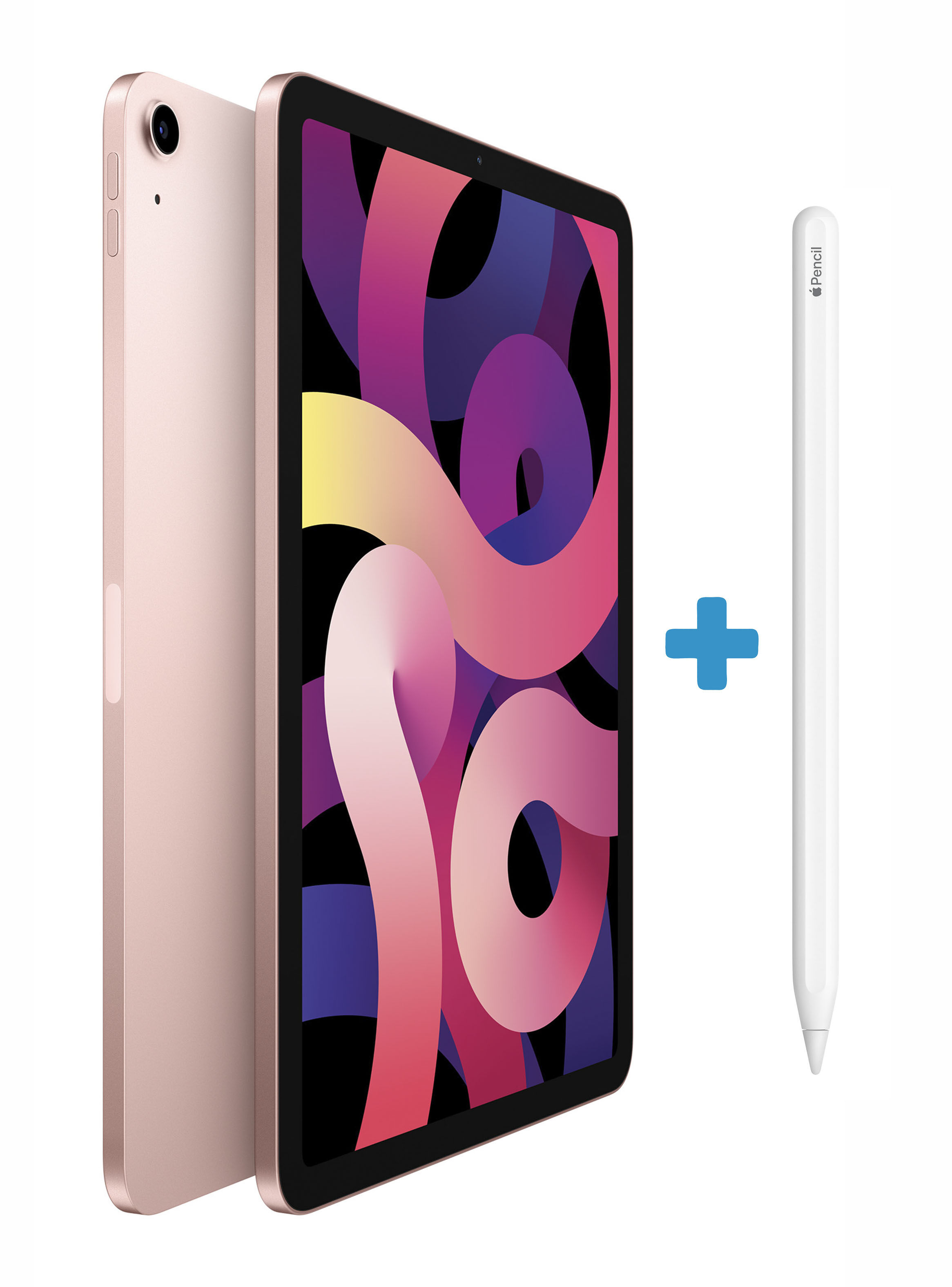 iPad Air 4 Wi-Fi de 10.9 64GB Oro rosa + Apple Pencil 2da G