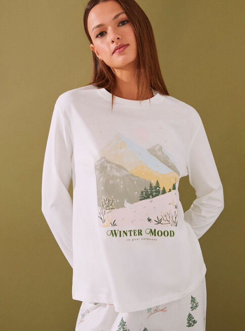 Camiseta Winter Mood,Lino,hi-res