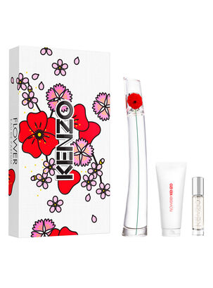 Set Perfume Flower by Kenzo EDP Mujer 100 ml + Travel Size 10ml + Body Milk 75 ml,,hi-res