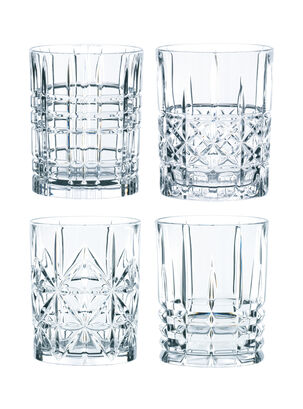 Set 4 Vasos Cristal Whisky Highland 345 ml,,hi-res