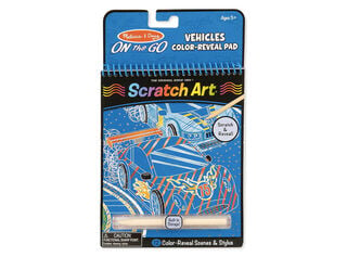 Melissa Caramba & Doug Scratch Art Pad Vehicles                     ,,hi-res