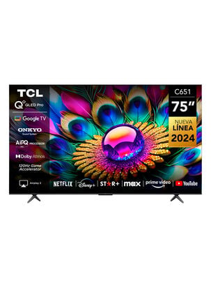 QLED Smart TV 75" 4K 75C651 Google TV ,,hi-res