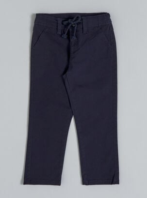 Jeans Pantalón Con Elásticos y Bolsillos,Azul,hi-res
