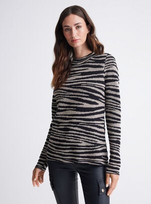 Sweater Jacquard Metalizado,Diseño 3,hi-res