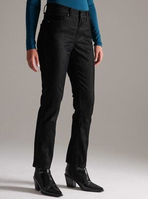 Jeans Superficie Terciopelo Negro,Negro,hi-res