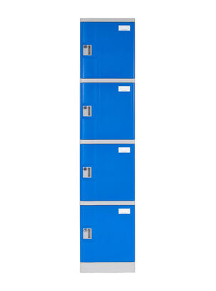 Locker Plástico Llaves Azul 4 Puertas 38 x 50 x 193 cm,,hi-res