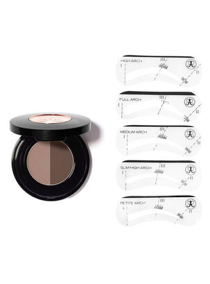 Set Maquillaje Sombra Cejas Brow Powder Duo 8.8 g + Stencils 5 Unidades,,hi-res