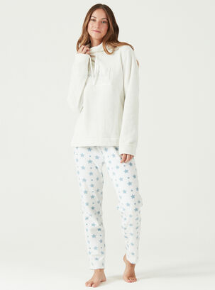 Pijama Isabela Ivory,Blanco,hi-res