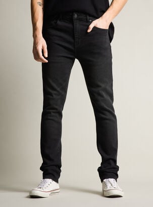 Jeans Skinny Fit Dark Lavado,Negro,hi-res