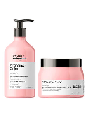 Set Vitamino Color para Color Duradero Shampoo 500ml + Máscara 500ml,,hi-res