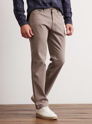 Pantalón 5 Pocket Básico Slim Fit,Gris,hi-res
