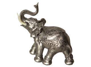 Adorno Kadar Elefante Plateado 25x12x25 cms .                      ,,hi-res