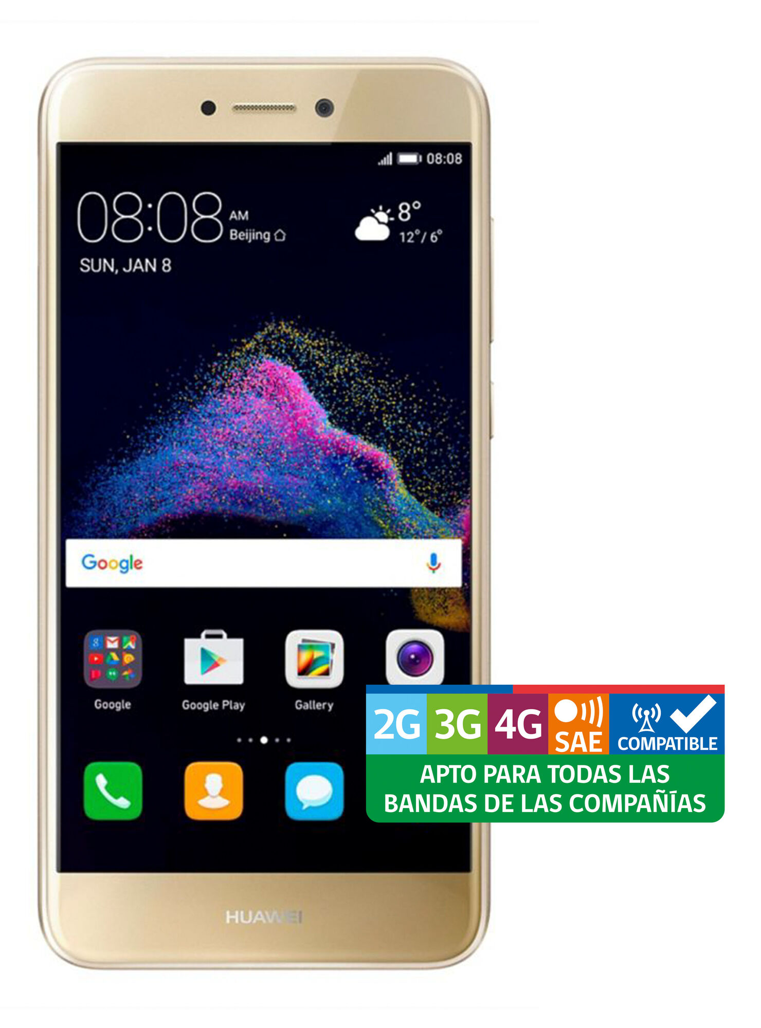 Reparación posible seguro Circunstancias imprevistas Smartphone Huawei P9 Lite 2017 5.2" Dorado Liberado - Smartphones | Paris.cl