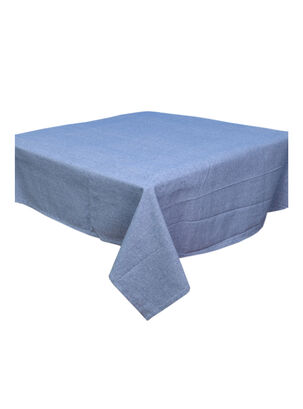 Mantel Rectangular Antimanchas Azul,,hi-res
