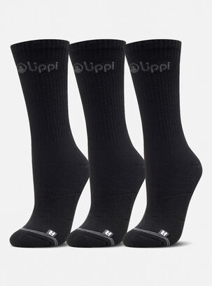 Juego de 2 pares de calcetines bajos con rayas negro tradicionales