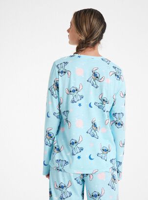 Disney Stitch - Conjunto de pijama para niñas y adolescentes, camiseta  larga, ropa de dormir de 4 a 14 años, ropa de descanso, regalos de puntada