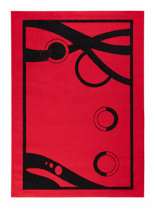 Alfombra 160 x 230 cm Amigo Print Rojo,,hi-res