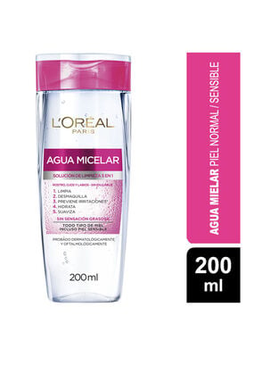 Agua Dermo Expertise L'Oréal Paris Micelar Ht5 Piel Sensible 200 ml                     ,,hi-res