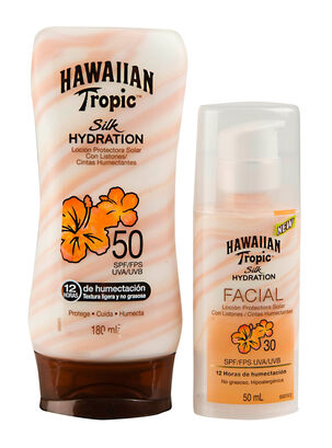 Estuche Hawaiian Tropic Protección Solar Silk Hidratation Hawaiian Tropic                     ,,hi-res