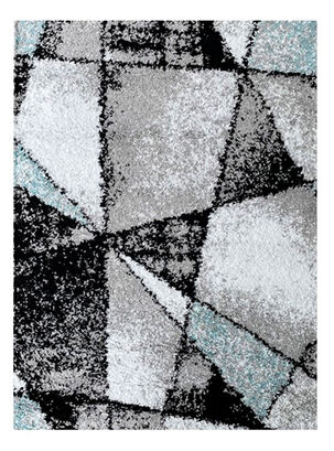 Alfombra Shaggy Geometric 133 x 180 cm L. Blue,,hi-res