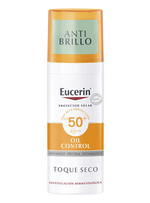 Sun Eucerin Face Gel Crema Toque Seco Spf50+ 50 ml                   ,,hi-res