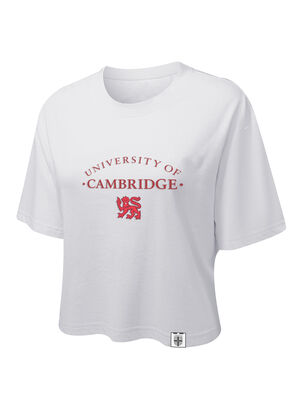Crop Top Cambridge Preppy Style-Emblem Logo,Blanco,hi-res