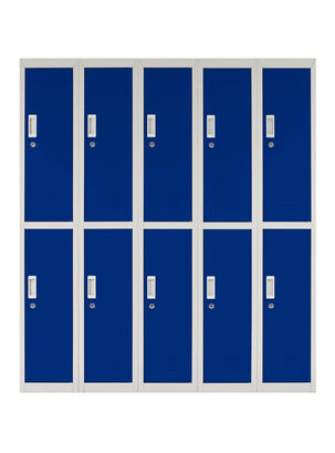 Locker Office Llaves Azul 10 Puertas 140x50x166 cm Maletek,,hi-res