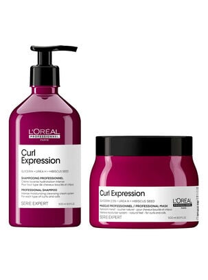 Set Curl Expression Hidratación Intensa para Cabello Rizado 500ml + Máscara 500ml,,hi-res