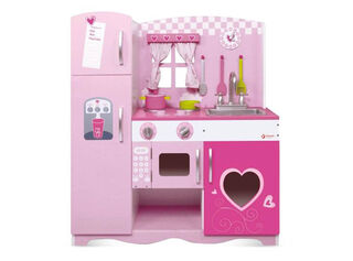 Juego de Aprendizaje Cocina Madera Pink Heart Kidscool,,hi-res