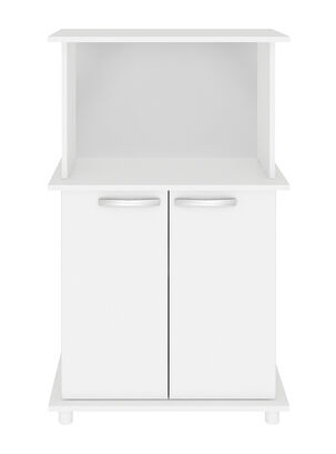 Mueble de Cocina para Microondas con Verdulero Mobikit Blanco