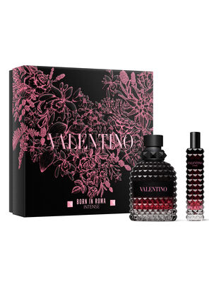 Set Perfume Born in Roma Uomo Intense EDP Hombre 50 ml + 15 ml Valentino,,hi-res
