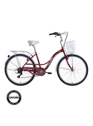Bicicleta de Paseo Rainfall Aro 26",Rojo Oscuro,hi-res
