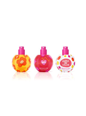 Set Perfumes Agatha Ruiz de la Prada Bubbles Gotas de Color EDT 30 ml + Beso DT 30 ml + Flor EDT 30 ml,,hi-res