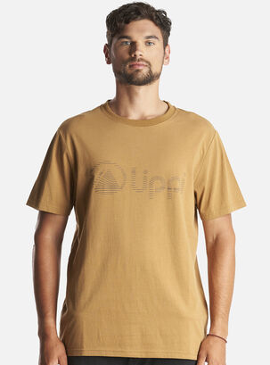 Polera Logotipo T-shirt,Amarillo,hi-res