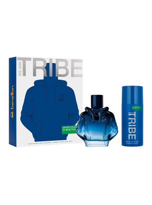 Set Perfume Benetton We are Tribe EDT Hombre 90 ml + Desodorante 150 ml,,hi-res