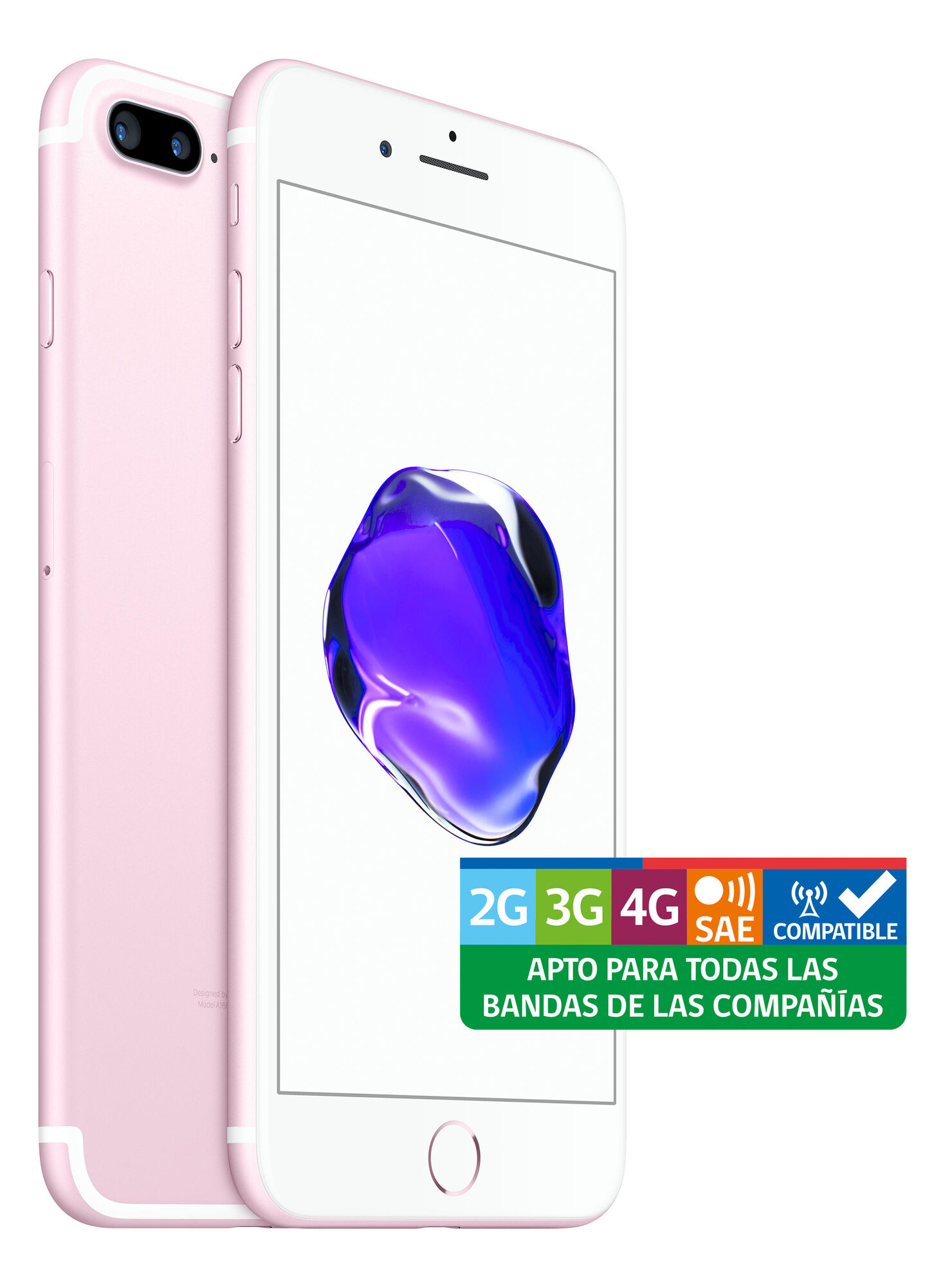 engañar Secretar reposo iPhone 7Plus 32GB Rosado Gold 5.5" Liberado - Smartphones | Paris.cl