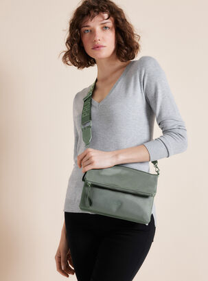 Bandolera Mini Bag Ann Nylon Verde,Verde,hi-res