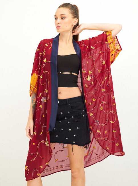 Kimono Lovemade Burdeo Talla Única,Diseño 1,hi-res