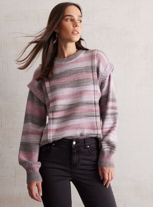 Sweater Tejido Degradé Con Lana,Diseño 1,hi-res