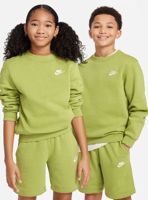 Sweater Tejido Fleece,Verde,hi-res