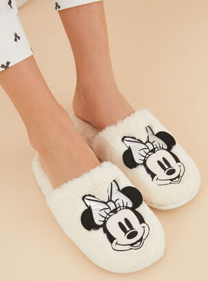 Pantuflas Minnie Mouse,Blanco,hi-res
