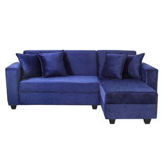 Sofa Modular Maite Felpa Azul,hi-res