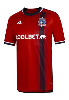 Camiseta Colo Colo 2023 Visita Rojo Nueva Original adidas,hi-res