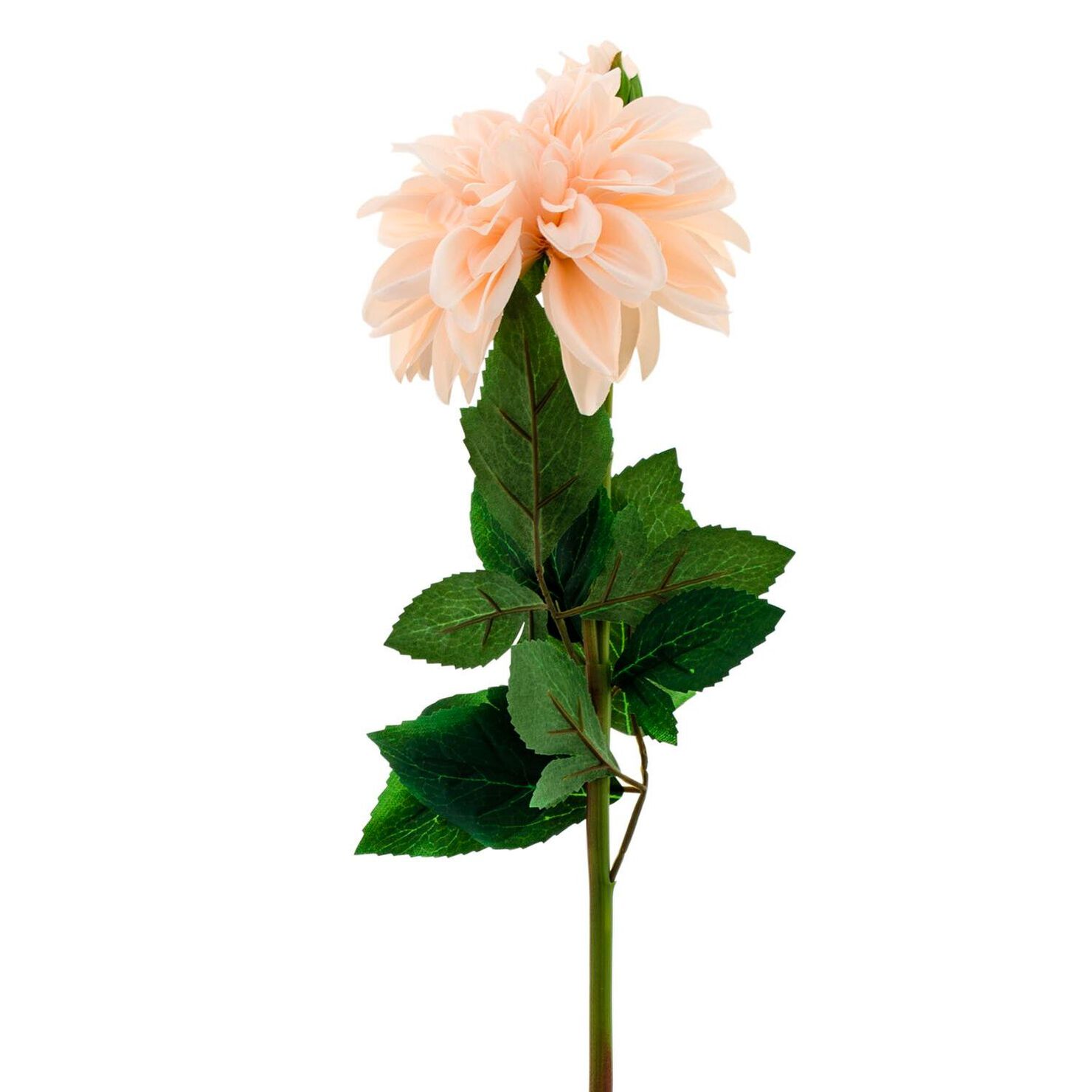 Flor artificial Dalia color durazno 59cm 