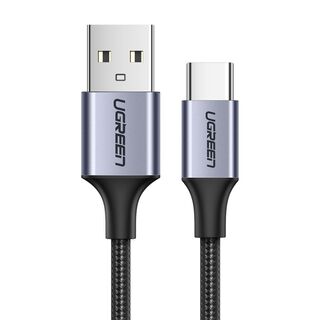 UGREEN Cable USB-C a USB 2.0 A trenzado 1m Negro,hi-res