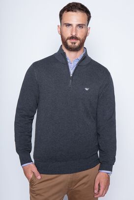 Sweater London Smart Casual L/S Graphite,hi-res