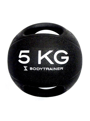 Balón Medicinal 5 Kg Bodytrainer Slam Ball Caucho Con Agarre,hi-res