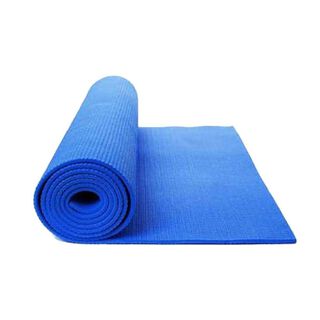 Colchoneta Mat Yoga Pilates Alfombra Ejercicio 4mm AZUL,hi-res