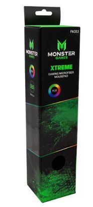 Mousepad Gamer Monster Games Xtreme,350x250mm, RGB,hi-res